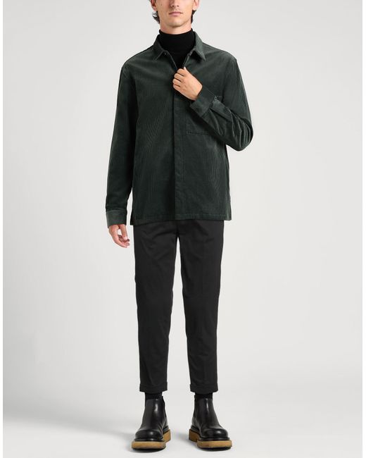 Alpha Studio Black Pants Polyester, Viscose, Elastane for men