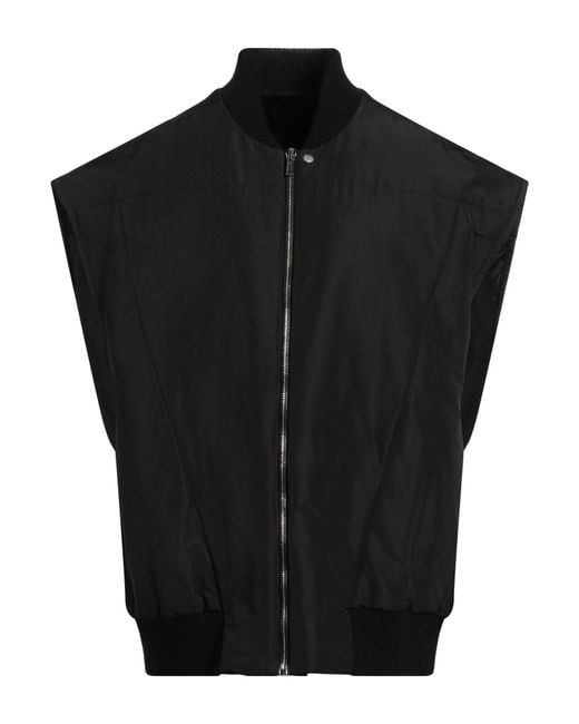 Rick Owens Black Gilet for men