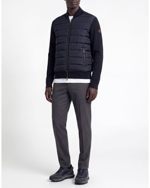 Moncler Blue Puffer Polyamide, Virgin Wool for men