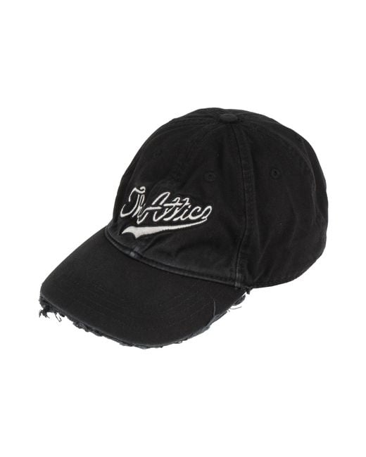 The Attico Black Hat Cotton