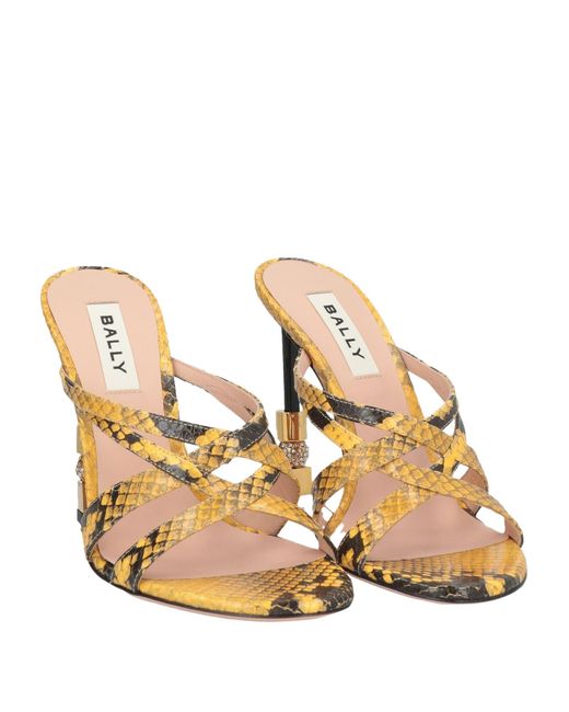 Bally Metallic Sandals