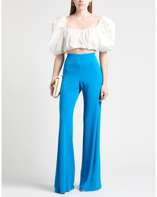 Alberta Ferretti Blue Trouser