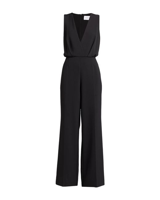 Kaos Black Jumpsuit Polyester, Elastane