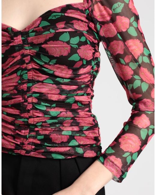 Pinko Red Top Polyester, Elastane
