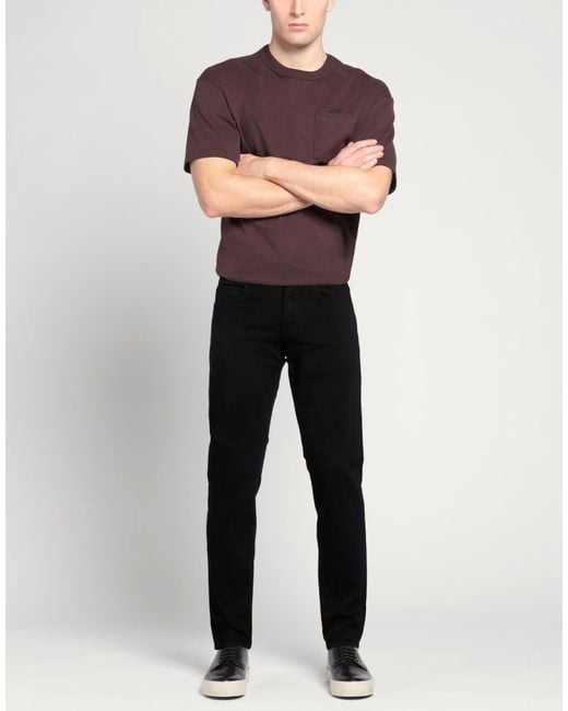 Paul & Shark Black Jeans Cotton, T-400 Fiber, Elastane for men
