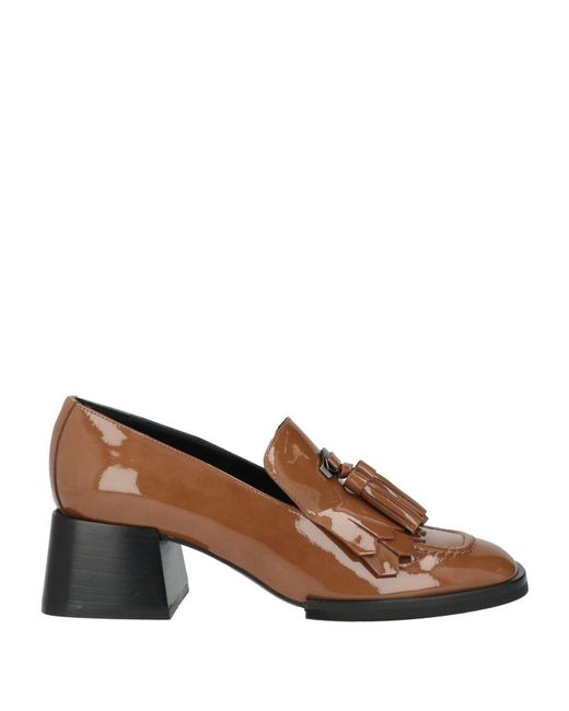 POESIE VENEZIANE Brown Loafers Leather