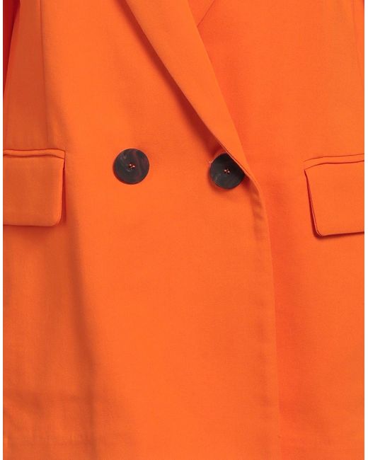 Beatrice B. Orange Blazer Cotton