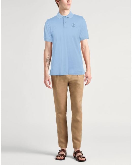 Polo Dunhill de hombre de color Blue