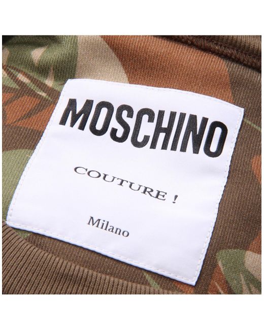 Moschino Sweatshirt in Brown für Herren