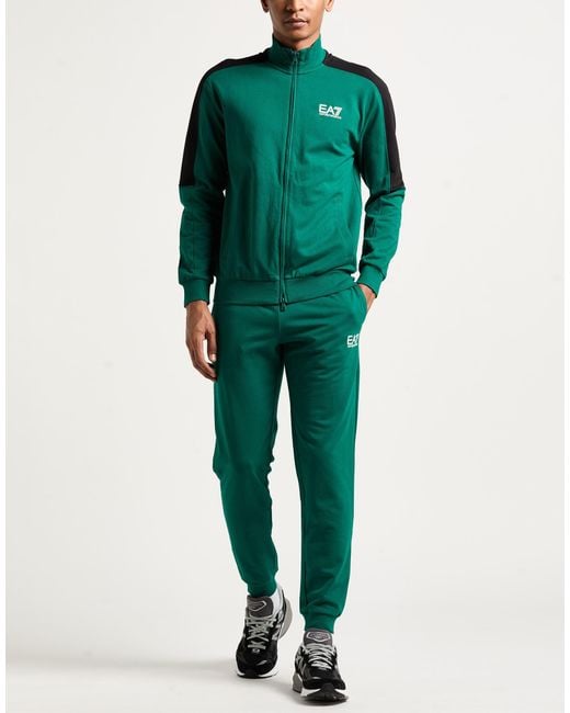 Chándal EA7 de hombre de color Green