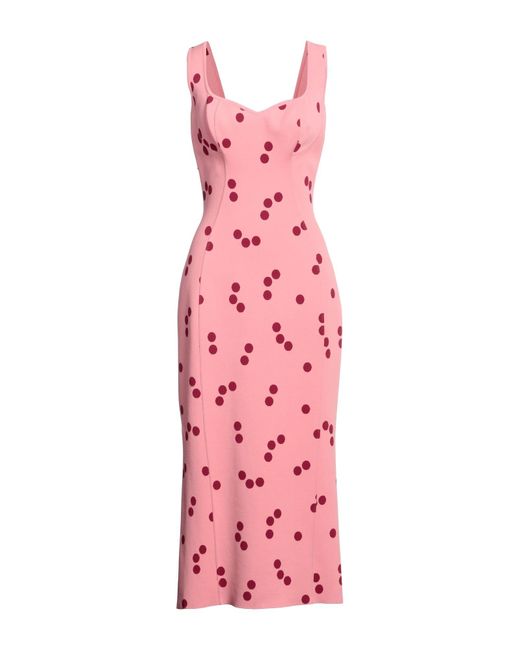 Alaïa Pink Midi Dress