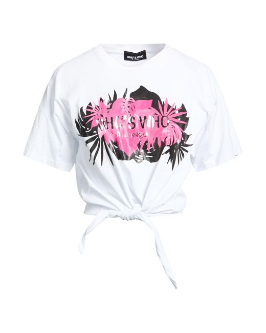 Who*s Who Pink Who* Who T-Shirt Cotton