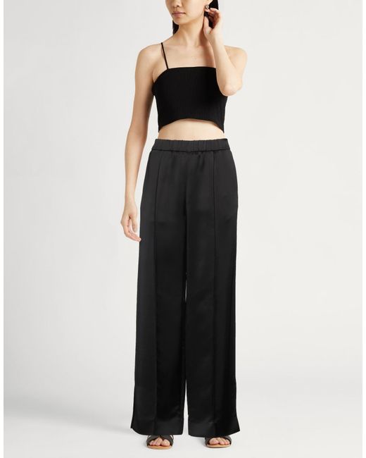 Jil Sander Black Pants Acetate, Viscose