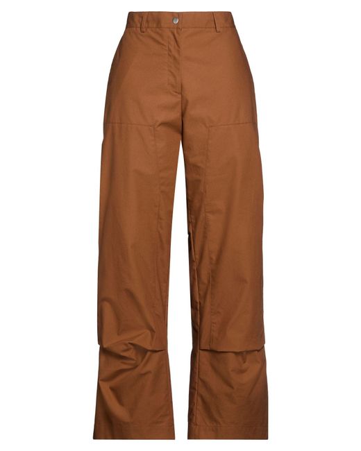 Jil Sander Brown Pants