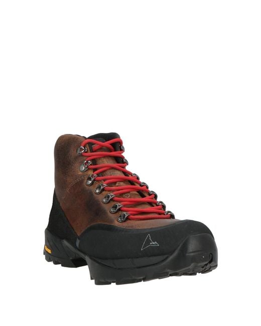 Roa Brown Ankle Boots Leather for men