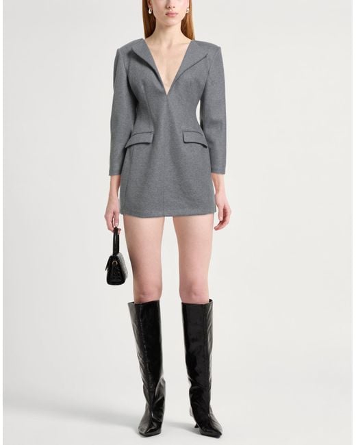 ANDAMANE Gray Mini-Kleid