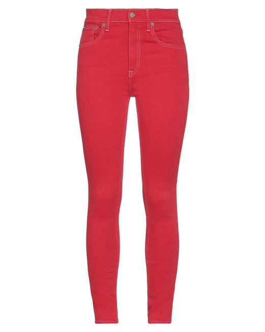 Polo Ralph Lauren Red Denim Pants