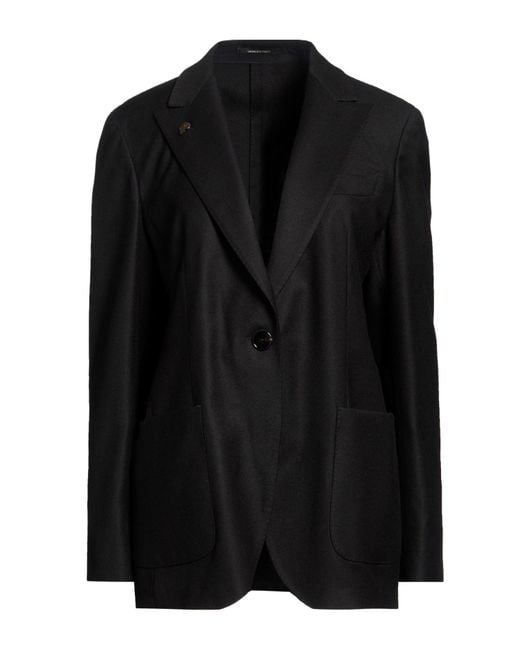 Gabriele Pasini Black Blazer Virgin Wool, Elastane