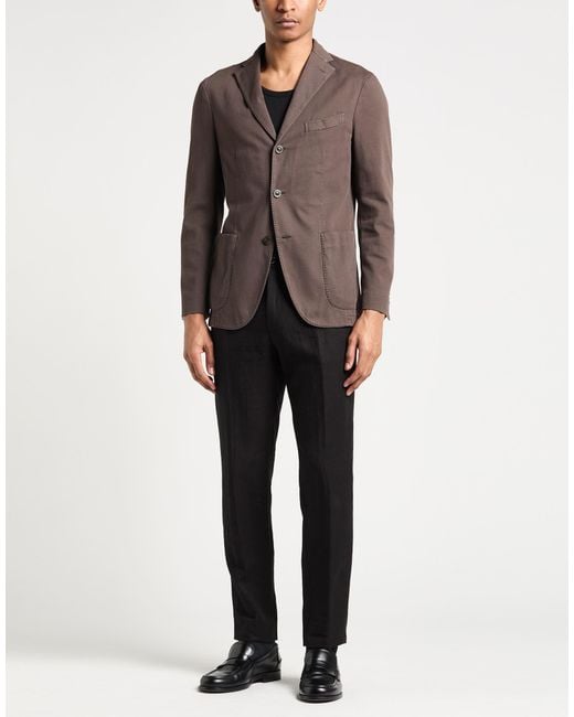 Blazer Boglioli pour homme en coloris Brown