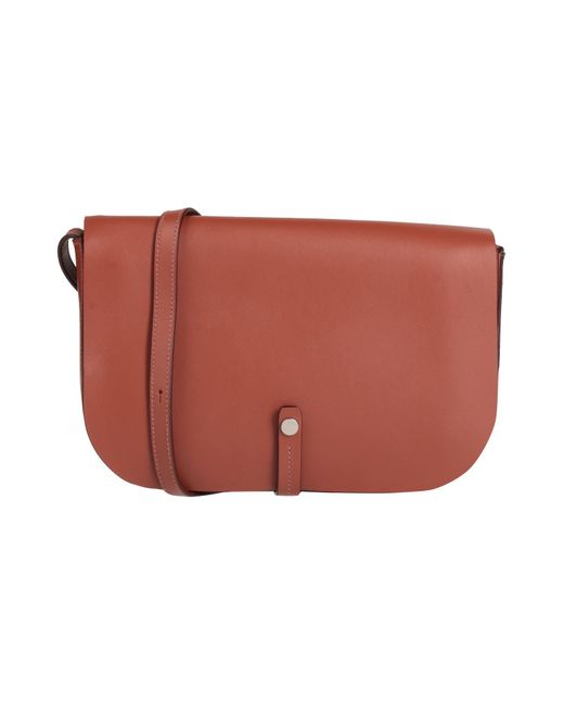 Il Bisonte Red Cross-Body Bag Leather