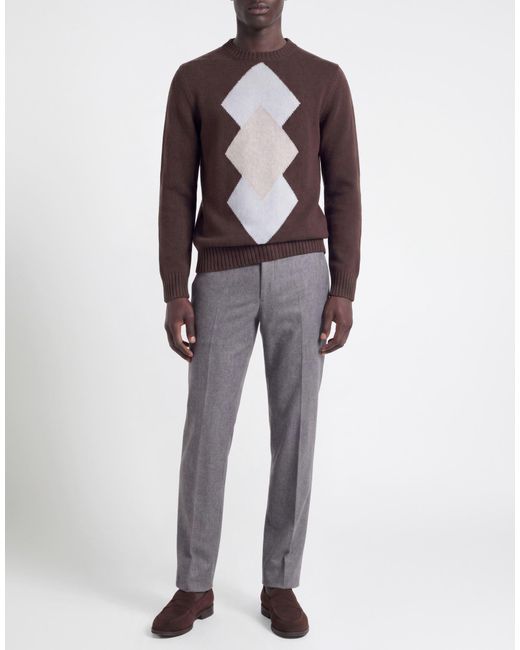 Pullover BORGONERO pour homme en coloris Brown