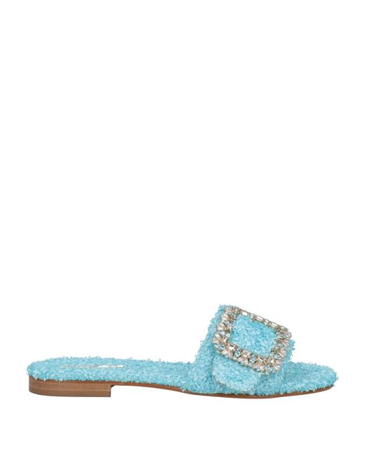 Emanuela Caruso Blue Sandals