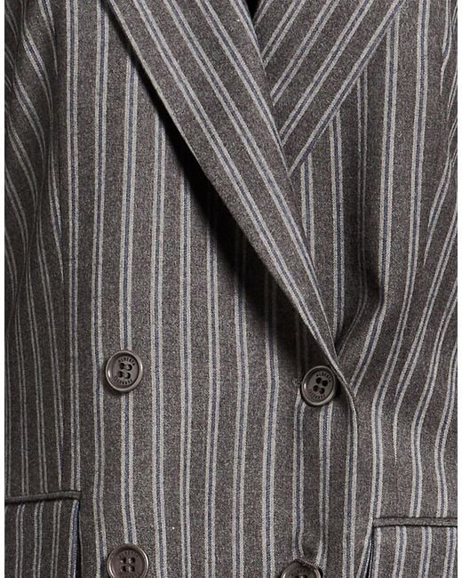 Alberta Ferretti Black Blazer Virgin Wool, Viscose, Polyester, Elastane