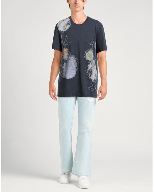 Guess Blue Eco T-Shirt Organic Cotton, Cotton for men