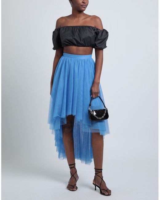 Kaos Blue Mini Skirt