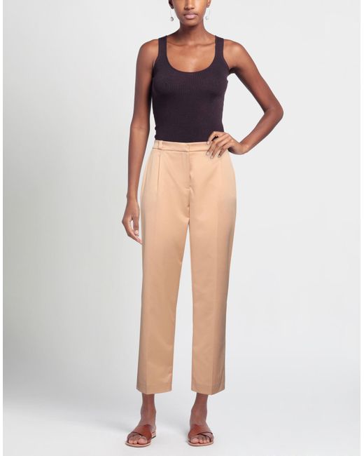 Pinko Natural Pants Polyester, Elastane