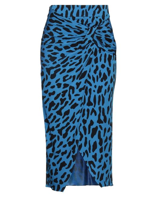 Diane von Furstenberg Blue Midi Skirt