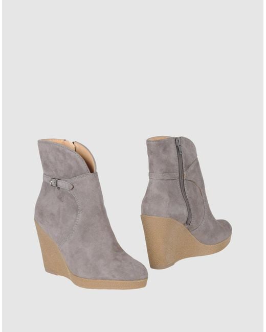 Botines de caña alta de CafeNoir de color Gris Lyst