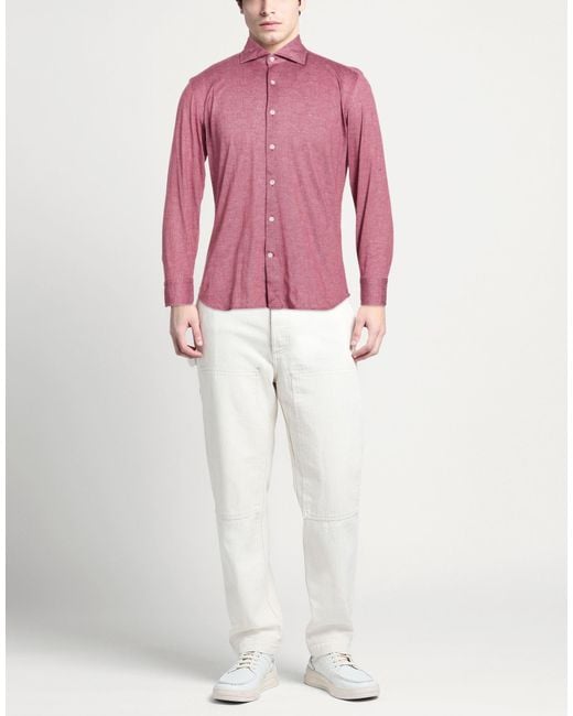 Sonrisa Pink Shirt for men