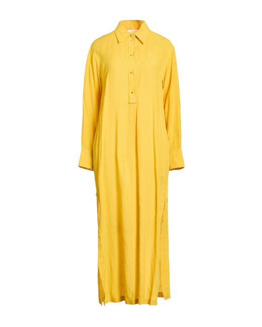Chloé Yellow Midi Dress