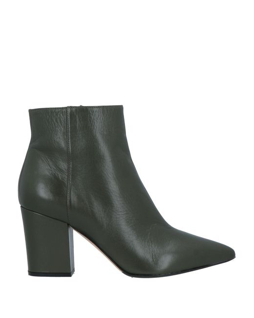 Sergio Rossi Green Ankle Boots