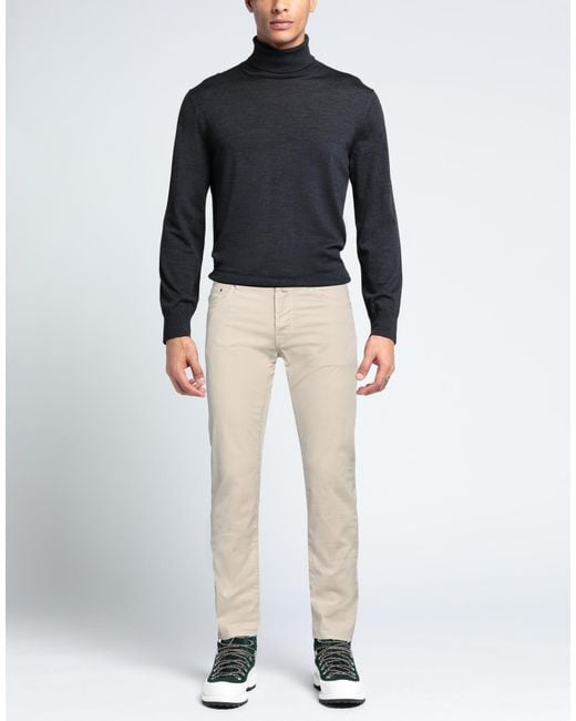 Jacob Cohen Natural Khaki Pants Cotton, Elastane, Polyester for men