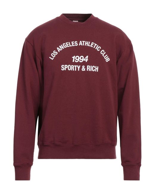 Sporty & Rich Sweatshirt in Red für Herren