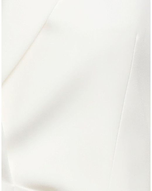 Liu Jo White Better Blazer Polyester, Elastane