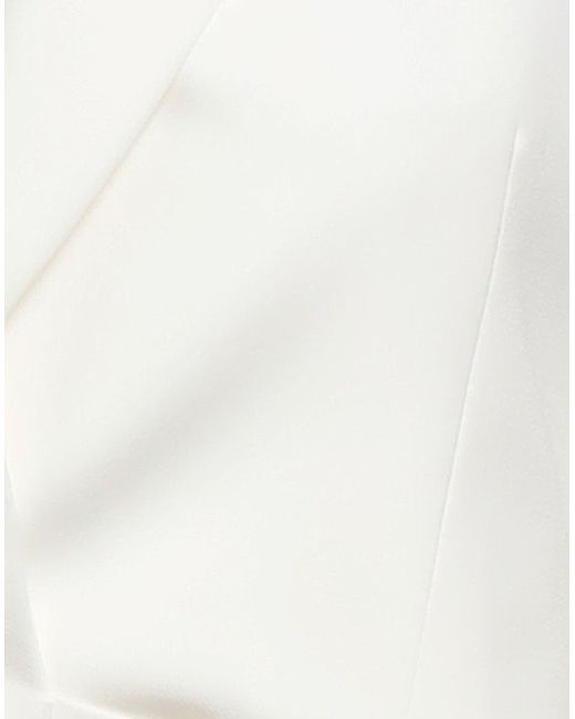 Liu Jo White Better Blazer Polyester, Elastane