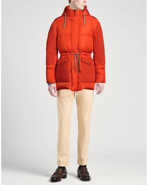 Herno Red Puffer for men