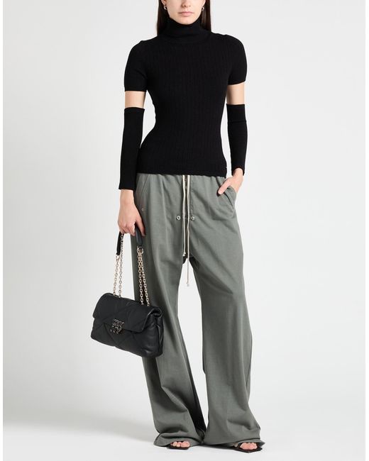 hinnominate Black Turtleneck Viscose, Polyester, Polyamide