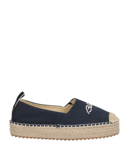 blauer espadrilles
