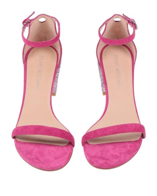 Stuart Weitzman Pink Sandals Leather