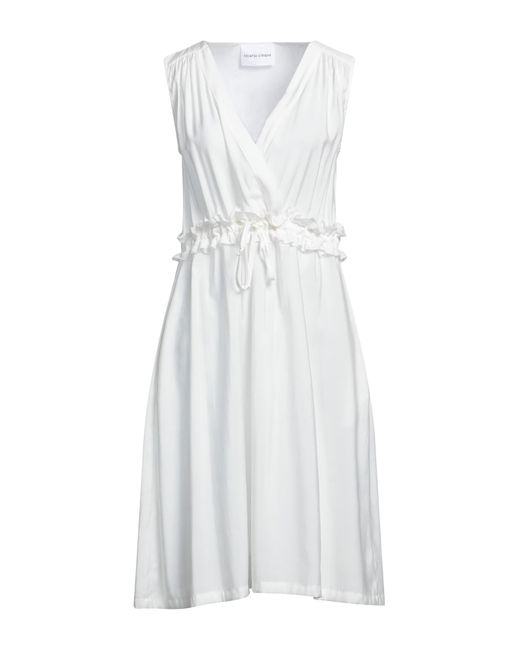 Vicario Cinque White Midi Dress