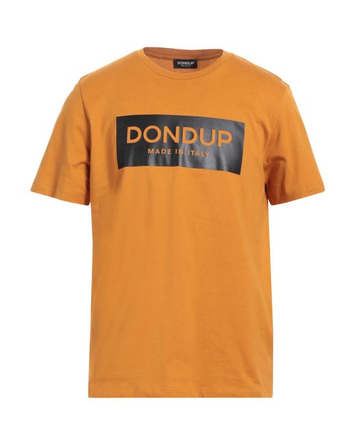 Dondup Orange T-shirt for men