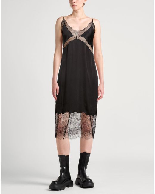 Anine Bing Black Midi Dress
