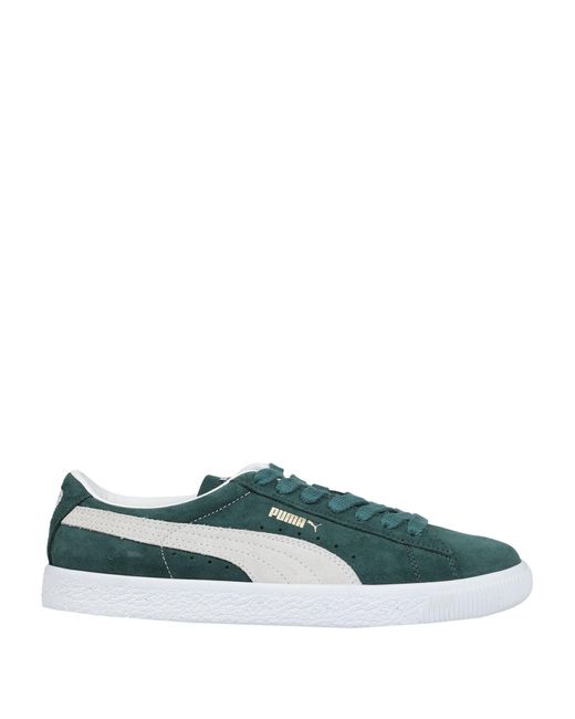 green puma trainers mens