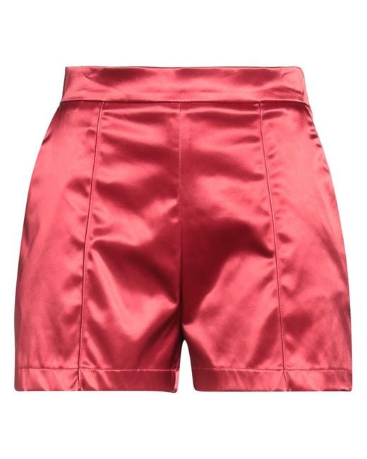 Elisabetta Franchi Red Shorts & Bermudashorts