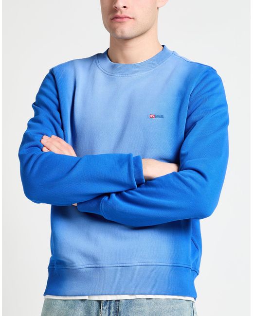 DIESEL Blue Sweatshirt for men