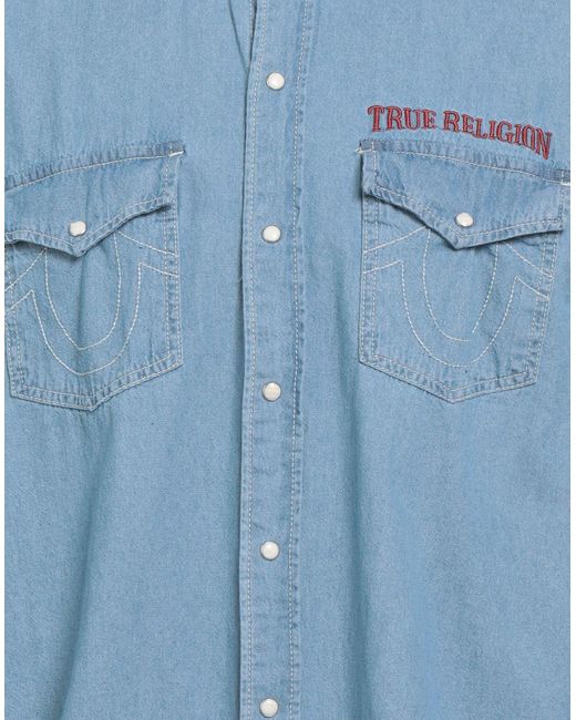 True Religion Blue Shirt for men